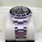 ROLEX GMT MASTER BLACK DIAL RED HAND 16710LN 40MM FULL SET - WatchCraze.com.au