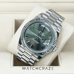 2022 ROLEX DAY-DATE 40 WHITE GOLD OLIVE GREEN DIAL 228239