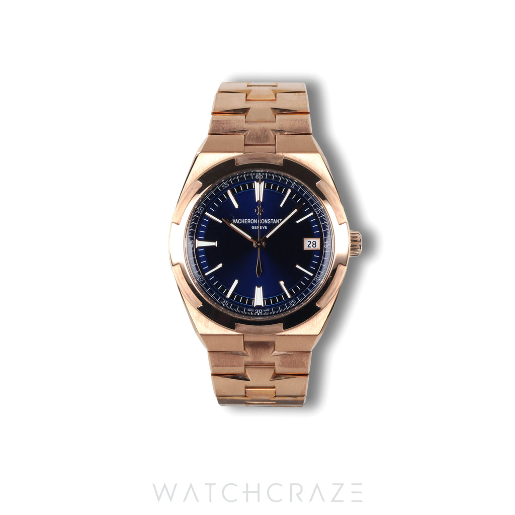 2021 VACHERON CONSTANTIN OVERSEAS ROSE GOLD BLUE DIAL 41MM 4500V/110R-B705