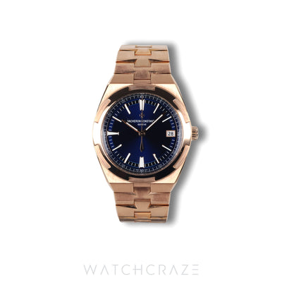 2021 VACHERON CONSTANTIN OVERSEAS ROSE GOLD BLUE DIAL 41MM 4500V/110R-B705