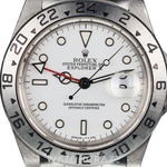 ROLEX EXPLORER II WHITE PATINA DIAL 40MM 16570