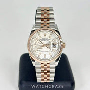 2023 ROLEX DATEJUST 36 TWO-TONE PALM MOTIF DIAL 126231