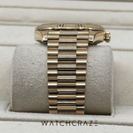 2019 ROLEX DAY-DATE 40MM YELLOW GOLD BLACK DIAMOND DIAL 228238