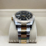 2020 ROLEX SKY-DWELLER TWO TONE BLACK DIAL 326933