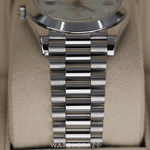 2022 ROLEX DAY-DATE PLATINUM ICE BLUE DIAL 40MM 228206