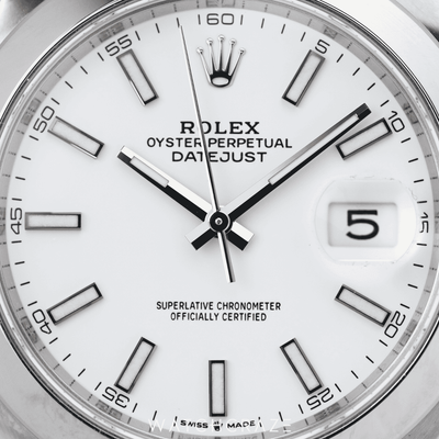 2023 ROLEX DATEJUST WHITE DIAL 41MM 126300