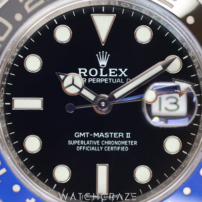 2022 ROLEX GMT MASTER II “BATMAN” 40MM 126710BLNR