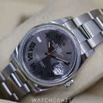 2021 ROLEX DATEJUST WIMBLEDON 36MM 126200