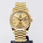 2021 ROLEX DAY-DATE GOLD 40MM 228238