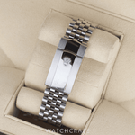 2017 ROLEX DATEJUST RHODIUM DIAL DIAMOND MARKERS 41MM 126334