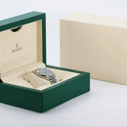2017 ROLEX DATEJUST RHODIUM DIAL DIAMOND MARKERS 41MM 126334