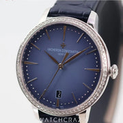 2023 LADIES VACHERON CONSTANTIN PATRIMONY BLUE DIAL 36.5MM X41GB908