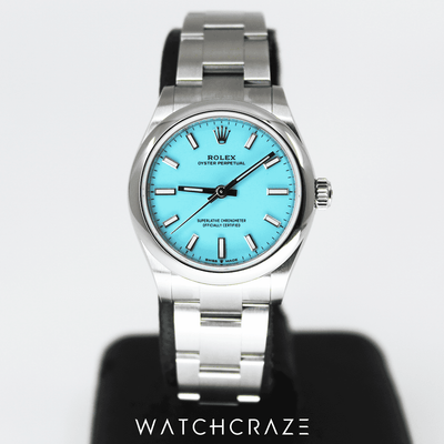 2023 ROLEX OYSTER PERPETUAL TIFFANY BLUE 31MM 277200
