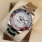 2022 ROLEX GMT MASTER II 18K WHITE GOLD METEORITE DIAL 40MM 126719BLRO