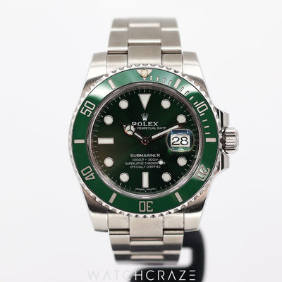 2018 ROLEX SUBMARINER DATE ‘HULK’ 40MM 116610LV
