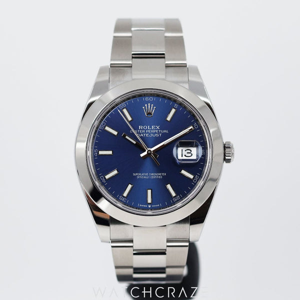 2024 ROLEX DATEJUST BLUE DIAL 41MM 126300