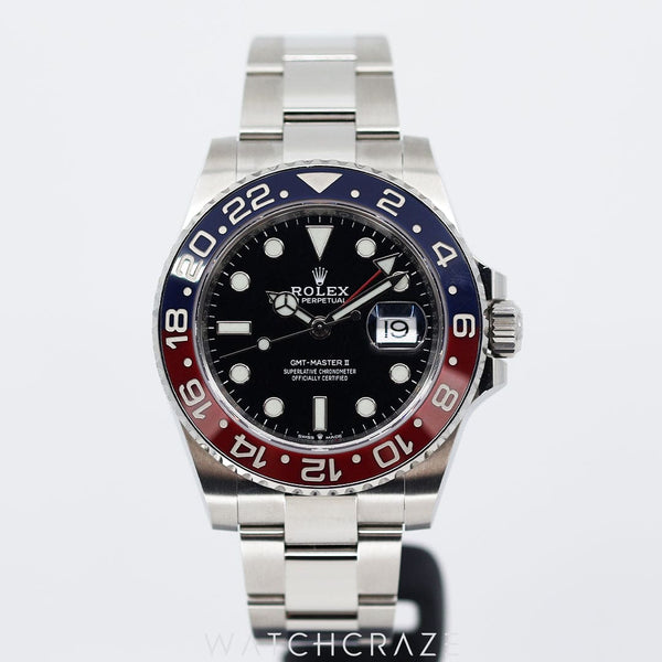 2021 ROLEX GMT MASTER II PEPSI 126710BLRO 40MM