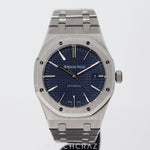 2013 AUDEMARS PIGUET ROYAL OAK BLUE DIAL 41MM 15400ST.OO.1220ST.03 FACTORY SERVICED 2023