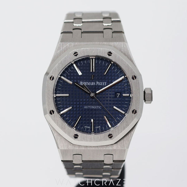 2013 AUDEMARS PIGUET ROYAL OAK BLUE DIAL 41MM 15400ST.OO.1220ST.03 FACTORY SERVICED 2023