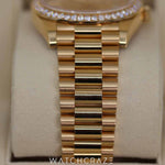 2022 ROLEX DAY-DATE YELLOW GOLD DIAMOND BEZEL 40MM 228348RBR