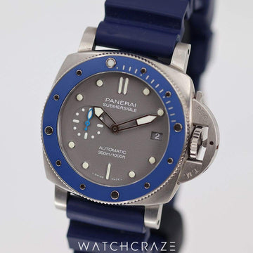 2022 PANERAI SUBMERSIBLE GREY DIAL 42MM PAM00959