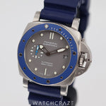 2022 PANERAI SUBMERSIBLE GREY DIAL 42MM PAM00959