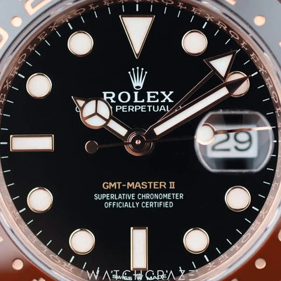 2023 ROLEX GMT MASTER II ROOT BEER 40MM 126715CHNR