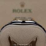 2024 ROLEX EXPLORER TWO TONE STEEL AND YELLOW GOLD BLACK DIAL 36MM 124273