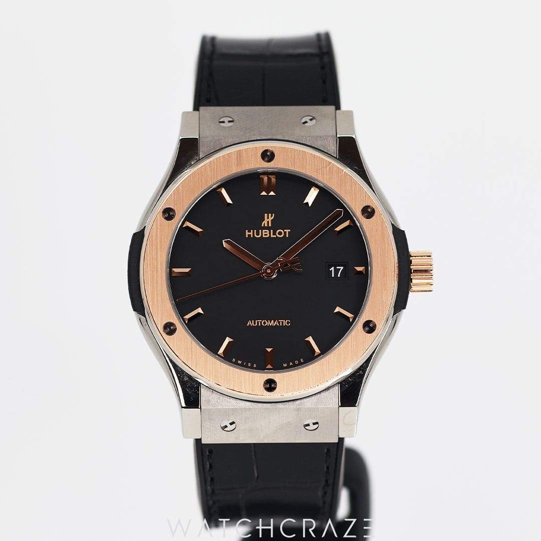 2022 HUBLOT CLASSIC FUSION TITANIUM KING GOLD 42MM 542.NO.1181.LR