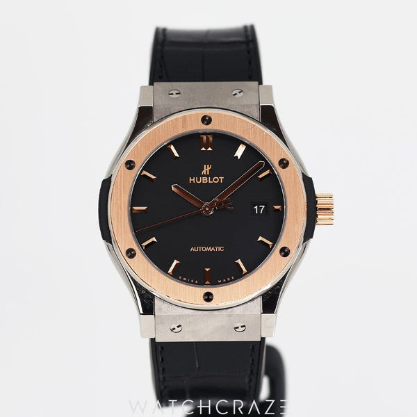 2022 HUBLOT CLASSIC FUSION TITANIUM KING GOLD 42MM 542.NO.1181.LR