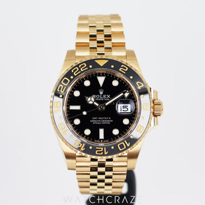 2023 ROLEX GMT MASTER II YELLOW GOLD 40MM 126718GRNR
