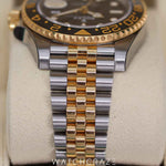2023 ROLEX GMT MASTER II TWO TONE BLACK DIAL 40MM 126713GRNR