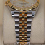 2022 ROLEX DATEJUST TWO-TONE MOTHER OF PEARL DIAL 41MM 126333