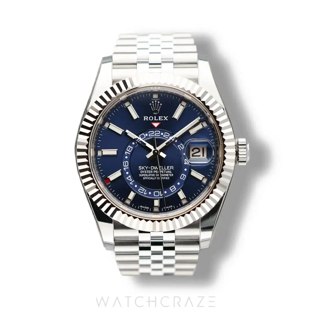 2022 ROLEX SKY-DWELLER BLUE DIAL 42MM 326934
