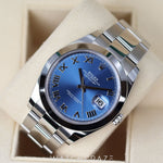 2023 ROLEX DATEJUST AZZURO BLUE DIAL 41MM 126300