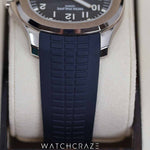 2021 PATEK PHILIPPE AQUANAUT BLUE SQUARE DIAL WHITE GOLD 42.2MM 5168G-001