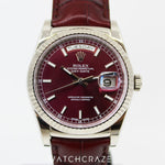 2021 ROLEX DAY-DATE CHERRY RED 36MM 118139