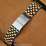 1999 ROLEX DATEJUST TWO-TONE GOLD WHITE DIAL 36MM 16233