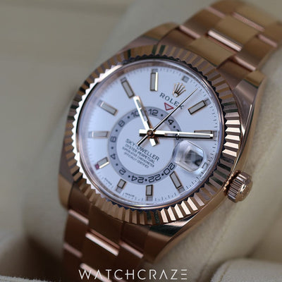 2023 ROLEX SKY-DWELLER ROSE GOLD 42MM 326935
