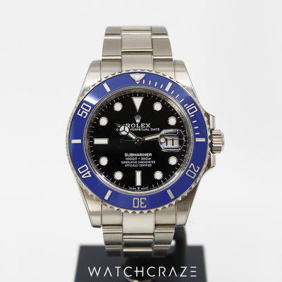 2022 ROLEX SUBMARINER WHITE GOLD 41MM 126619LB