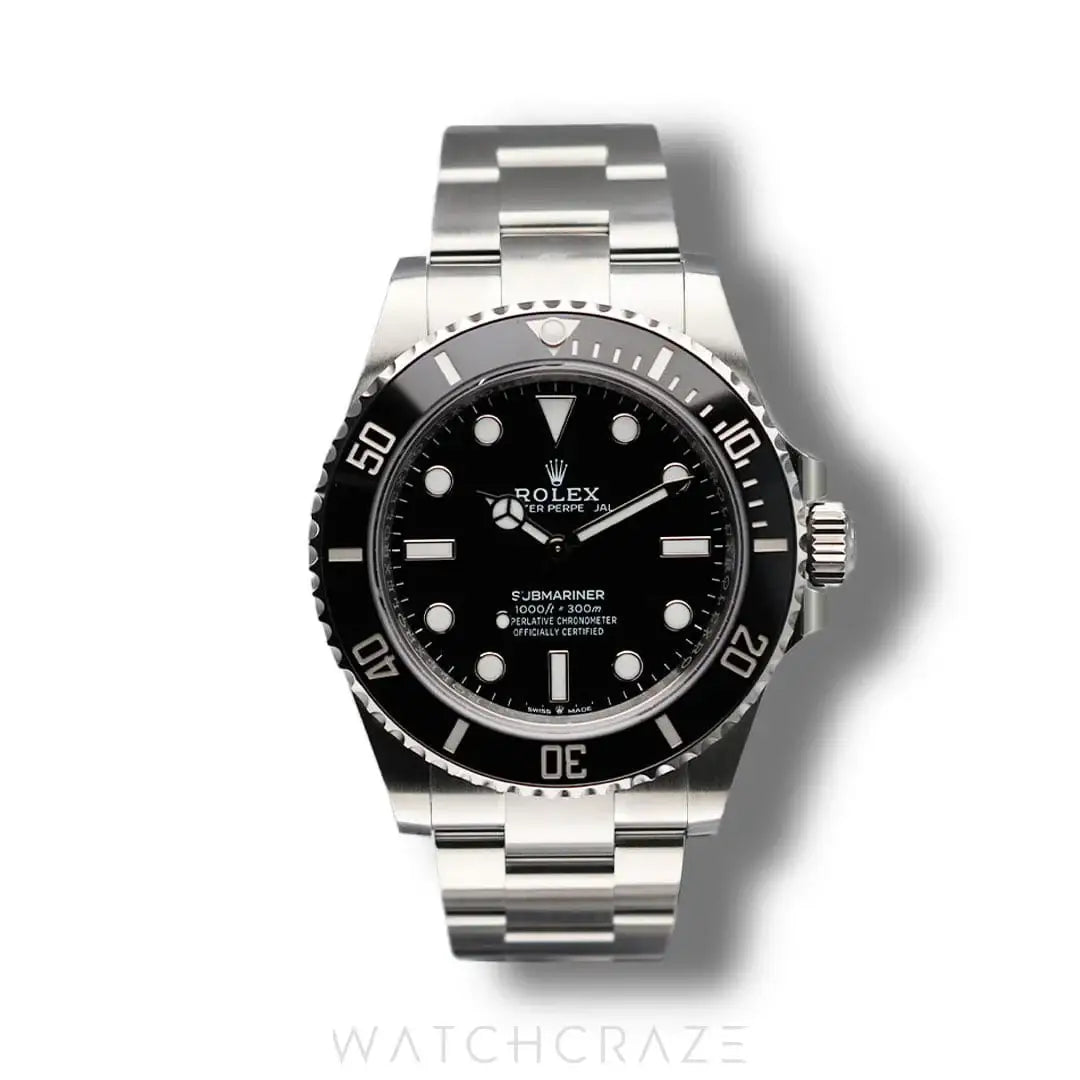 2024 ROLEX SUBMARINER NO DATE BLACK DIAL 41MM 124060