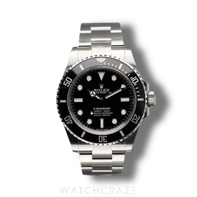 2024 ROLEX SUBARINER NO DATE BLACK DIAL 41MM 124060