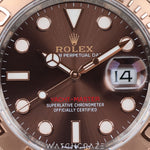 2023 ROLEX YACHT-MASTER TWO TONE CHOCOLATE DIAL 40MM 126621