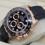 2021 ROLEX DAYTONA DIAMOND MARKERS 40MM 116515ln