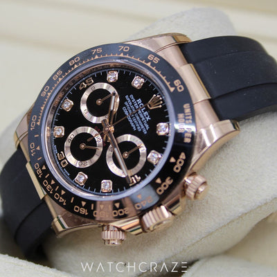 2021 ROLEX DAYTONA DIAMOND MARKERS 40MM 116515ln