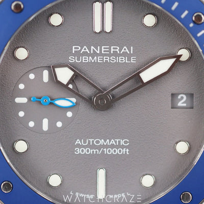 2022 PANERAI SUBMERSIBLE GREY DIAL 42MM PAM00959