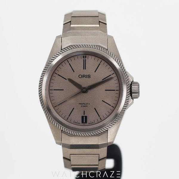 2022 ORIS PRO PILOT X CALIBRE 400 GREY DIAL 39MM  01-400-7778-7153