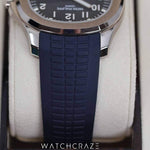 2025 PATEK PHILIPPE AQUANAUT BLUE SQUARE DIAL WHITE GOLD 42.2MM 5168G-001