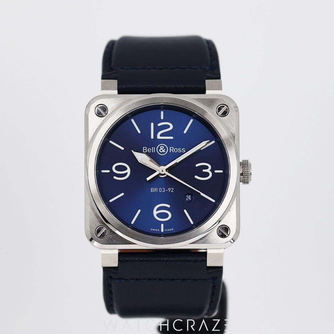 2019 BELL & ROSS BLUE STEEL 42MM BR-03-92-DIVER