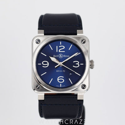 2019 BELL & ROSS BLUE STEEL 42MM BR-03-92-DIVER
